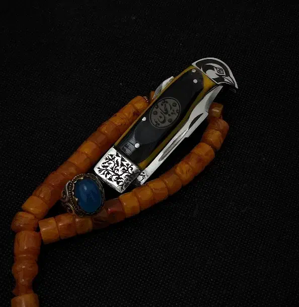 ++ چاقو جیبی ضامندار دست ساز ++|کلکسیون اشیاء عتیقه|رامهرمز, |دیوار