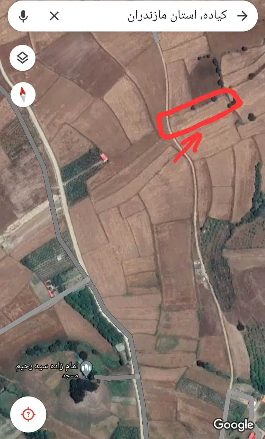 زمین ۳۵۶۸ متری در ساری - کیاده|فروش زمین و ملک کلنگی|کیاسر, |دیوار