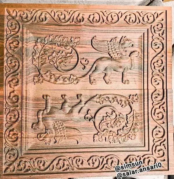 تخته نرد چوبی برجسته لوکس|کلکسیون و سرگرمی|تبریز, |دیوار