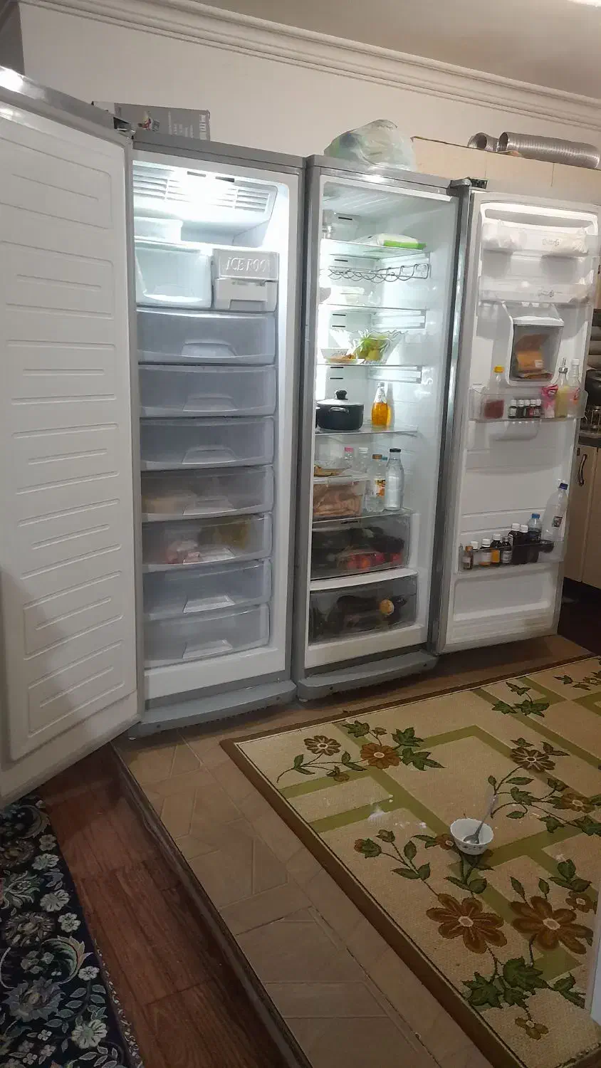 یخچال دوقلوی ایران شرق تمیز وسالم|یخچال و فریزر|رشت, عینک|دیوار