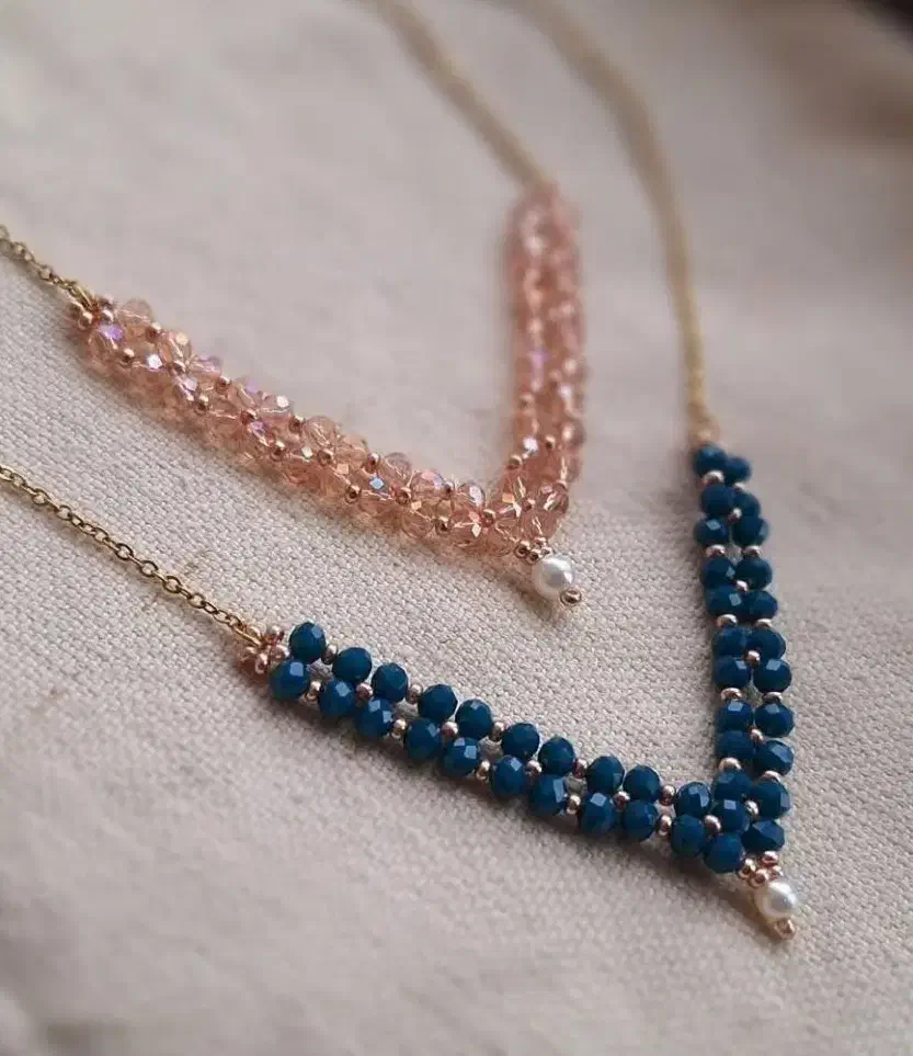 گردنبند مرواریدی کریستال|جواهرات|تربت جام, علوی|دیوار