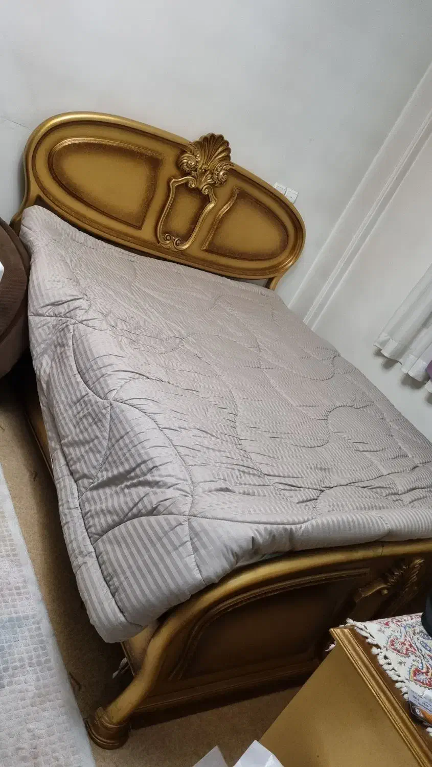 سرویس خواب دونفره چوب|تخت و سرویس خواب|کرمانشاه, |دیوار