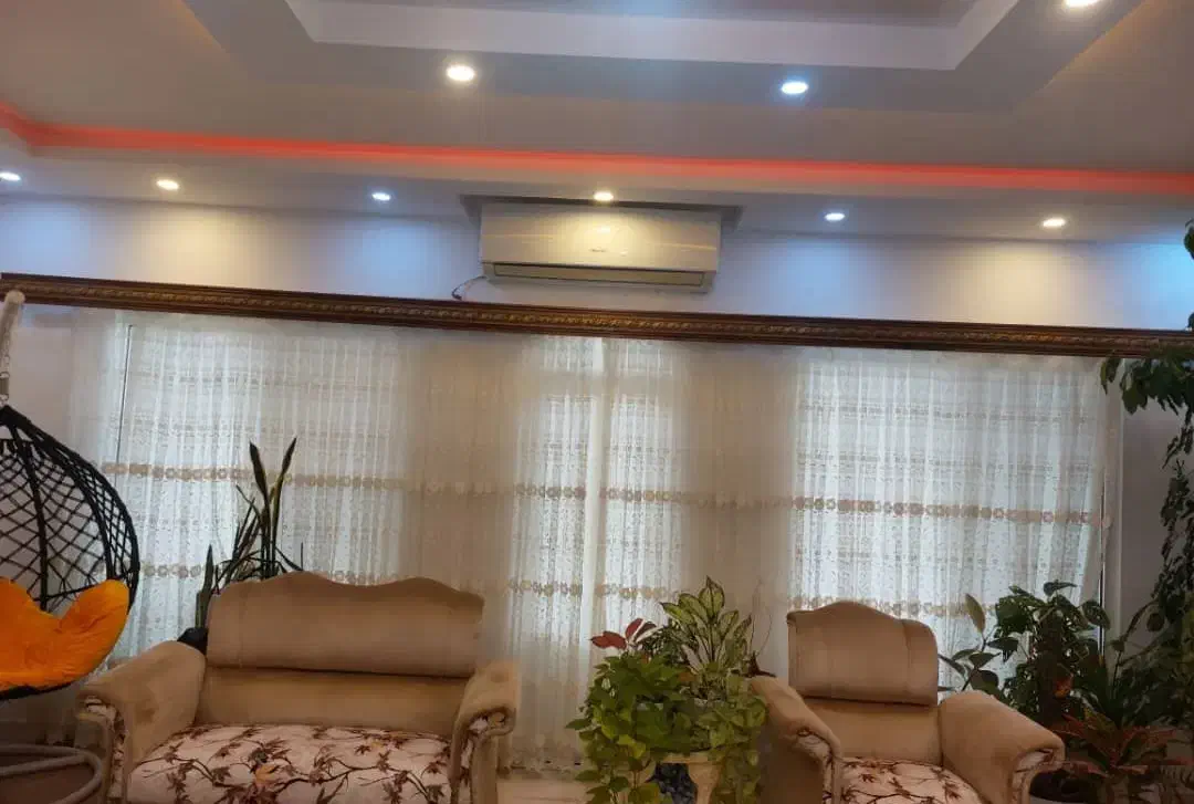 پرده پذیرایی به همراه کتیبه و زیرپرده|پرده، رانر، رومیزی|رشت, شهریاران|دیوار