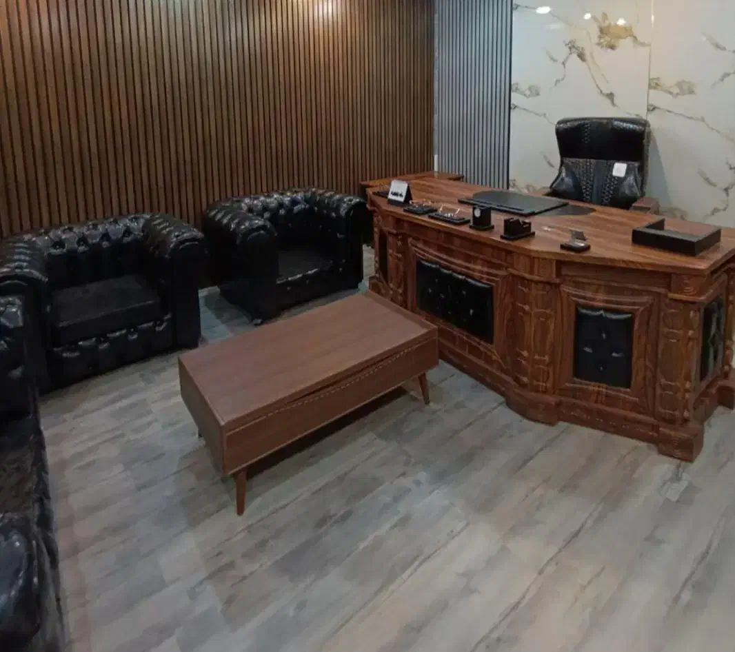 مبلمان اداری نیم ست به علت تغیر شغل|مبلمان اداری|خمینی‌شهر, |دیوار