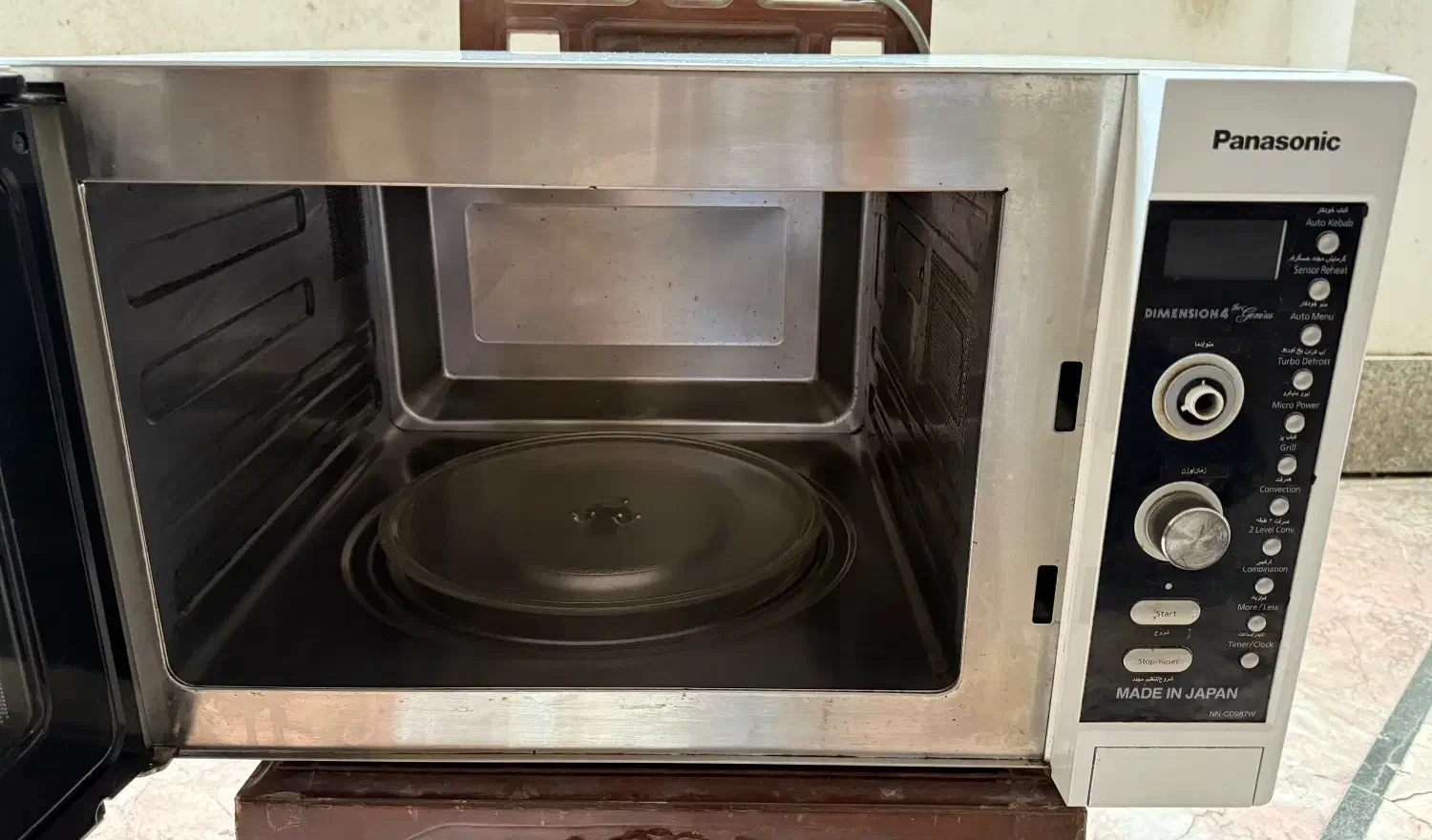مایکروویو پاناسونیک اینورتر ۴۲ لیتری ژاپن|اجاق گاز و لوازم برقی پخت‌وپز|رشت, بلوار گیلان|دیوار