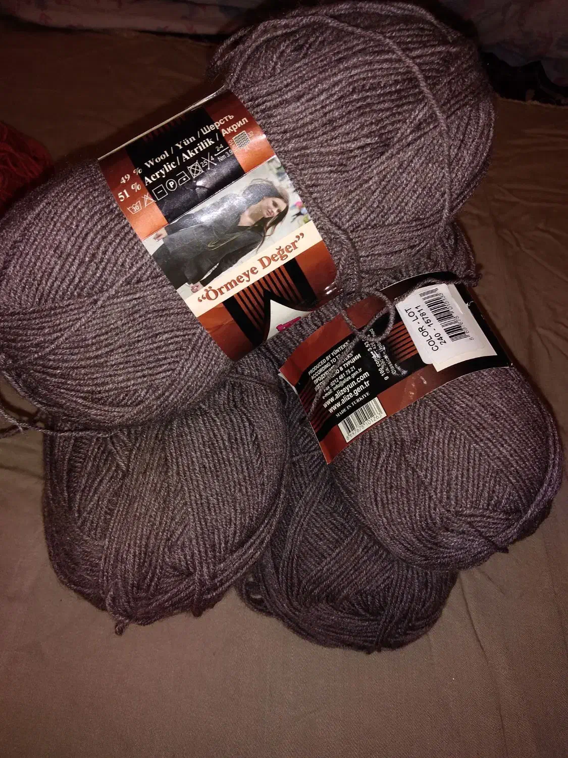 6عدد کاموای ترک مارک آلیز لند گلد|لوازم خیاطی و بافتنی|ری, سیزده آبان|دیوار