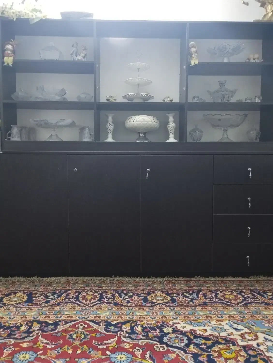 بوفه ظرف یا کتابخانه . میز اداری ۸نفره|دفتر کار|بابل, |دیوار