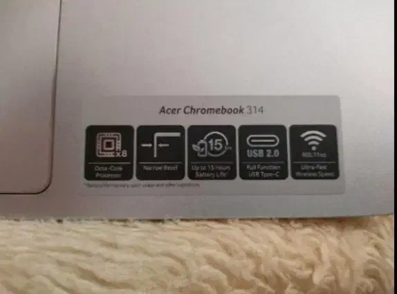 لب تاپ acer chromebook 314 سالم|رایانه همراه|اسلام‌شهر, شهرک قائمیه|دیوار
