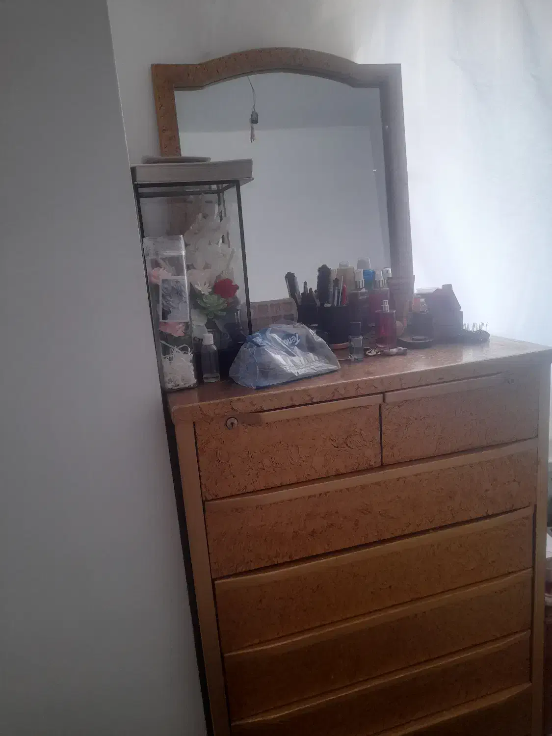 دراور نو400 با آینه|جاکفشی، کمد، دراور|پرند, فاز ۵|دیوار