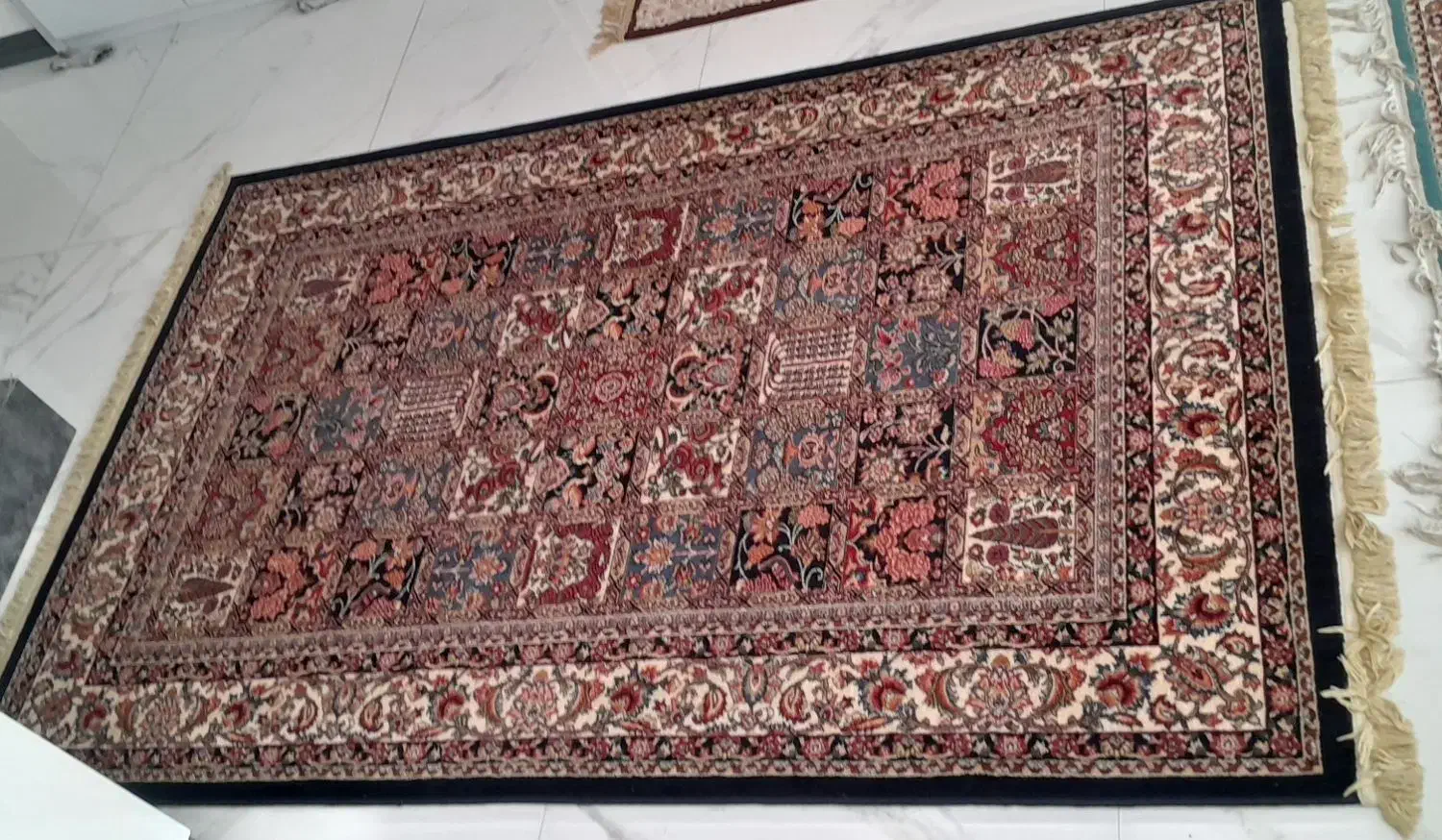 فروش فوری فرش 4 متری مارک سلیمان  الماس|فرش|اصفهان, الهیه|دیوار