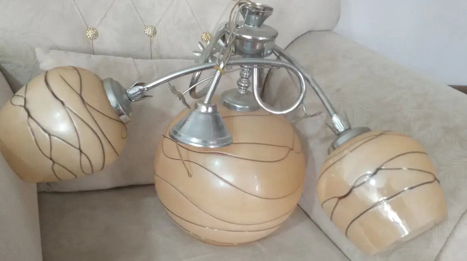 لوستر|لوستر و چراغ آویز|محمدیه-قزوین, |دیوار