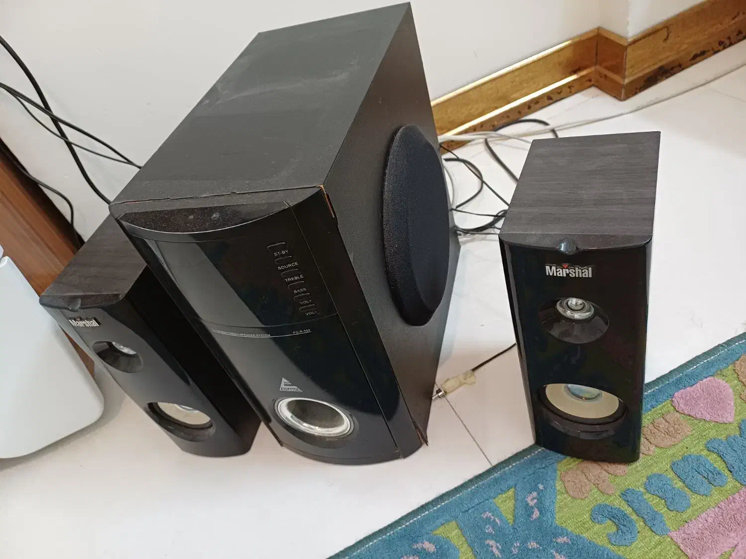 اسپیکر ۳ تکه|سیستم صوتی خانگی|مشهد, جاهد شهر|دیوار