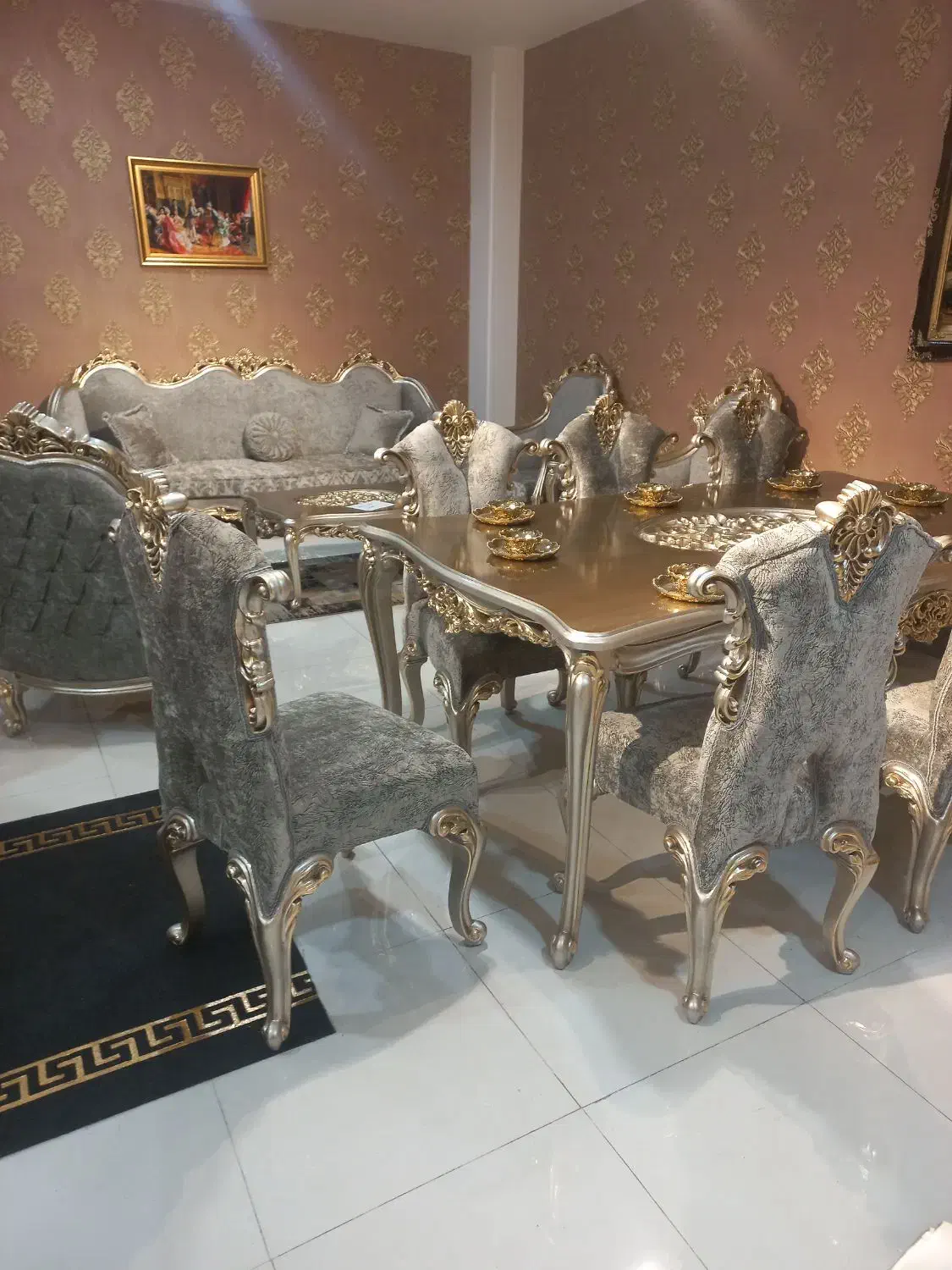 سرای علیشاهی|مبلمان خانگی و میز عسلی|قم, کاسه گران|دیوار