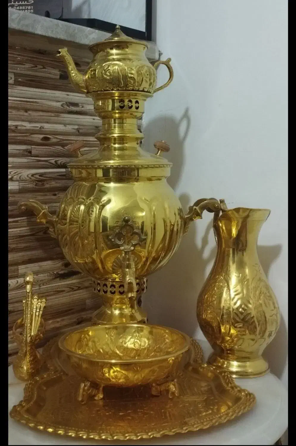 سماور زغالی برنجی|صنایع دستی و سایر لوازم تزئینی|رباط‌کریم, نصیرشهر|دیوار