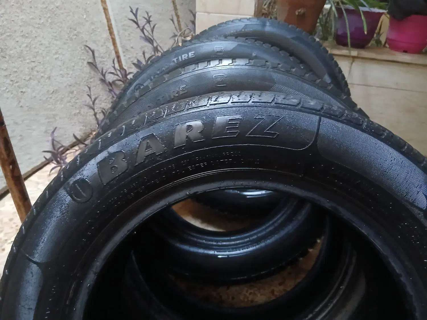 چهار حلقه لاستیک ۱۵ ال نود ۱۸۵|قطعات یدکی و لوازم جانبی|ورامین, ورامین|دیوار