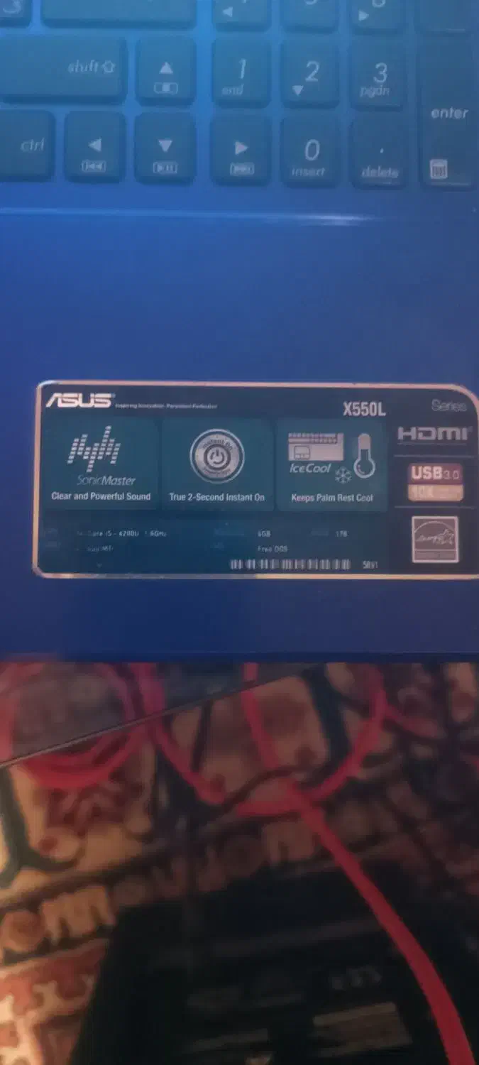 لپ تاپ ایسوس asus|رایانه همراه|تهران, نیلوفر|دیوار