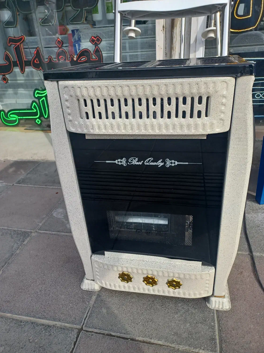 بخاری گازی طرح شومینه|بخاری، هیتر، شومینه|هشتگرد, هشتگرد قدیم|دیوار