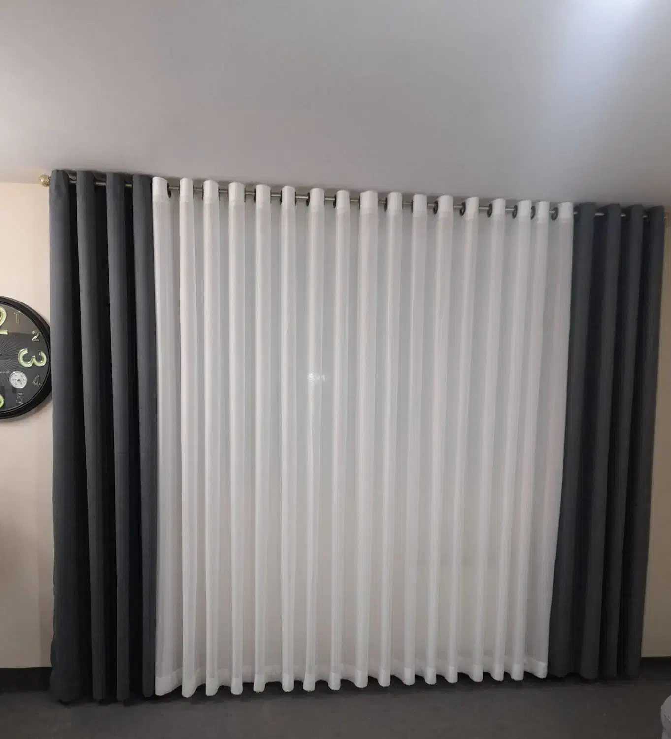 پرده ولوازم پرده فروشی|پرده، رانر، رومیزی|فولادشهر, مسکن مهر فولادشهر|دیوار