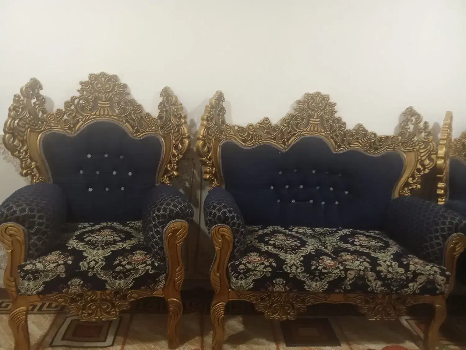 مبل سلطنتی|مبلمان خانگی و میز عسلی|بندر ماهشهر, |دیوار