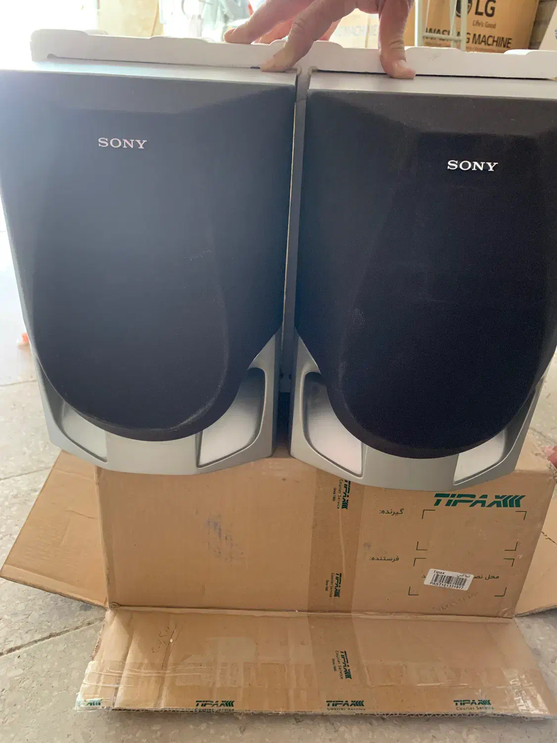 ضبط سی دی خور با جای دو نوار کاست مارک سونی اصل|سیستم صوتی خانگی|یزد, |دیوار