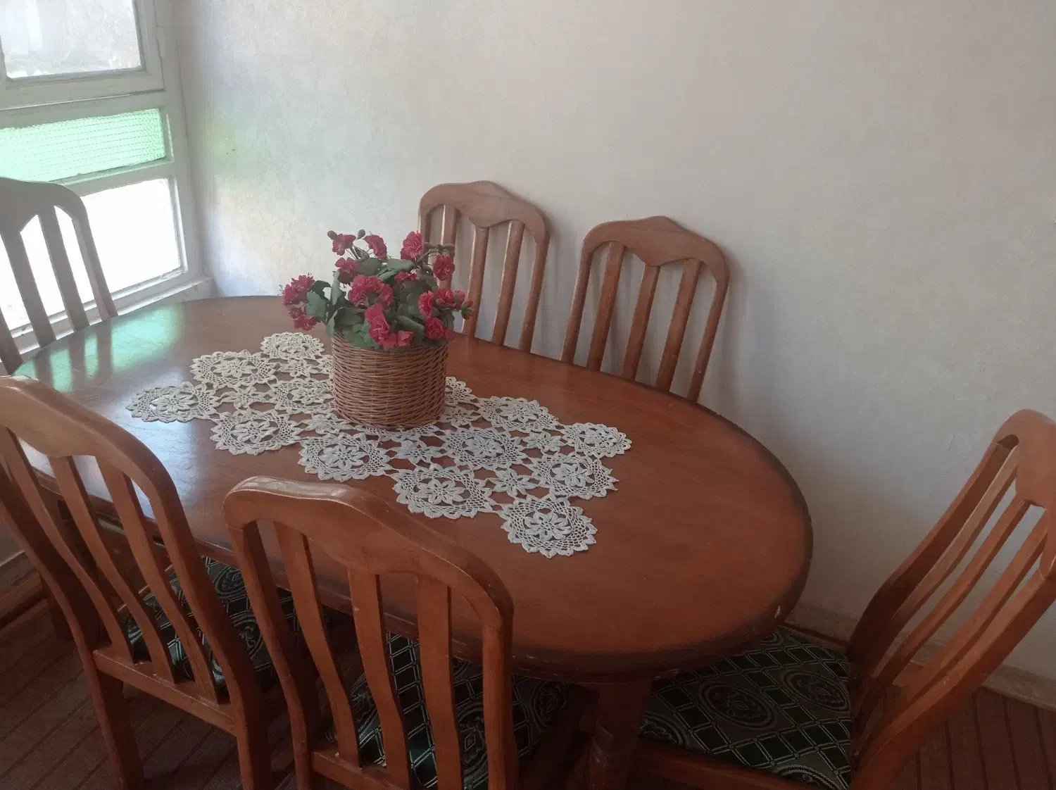 میز نهار خوری شش نفره|میز و صندلی غذاخوری|قم, صادقی|دیوار