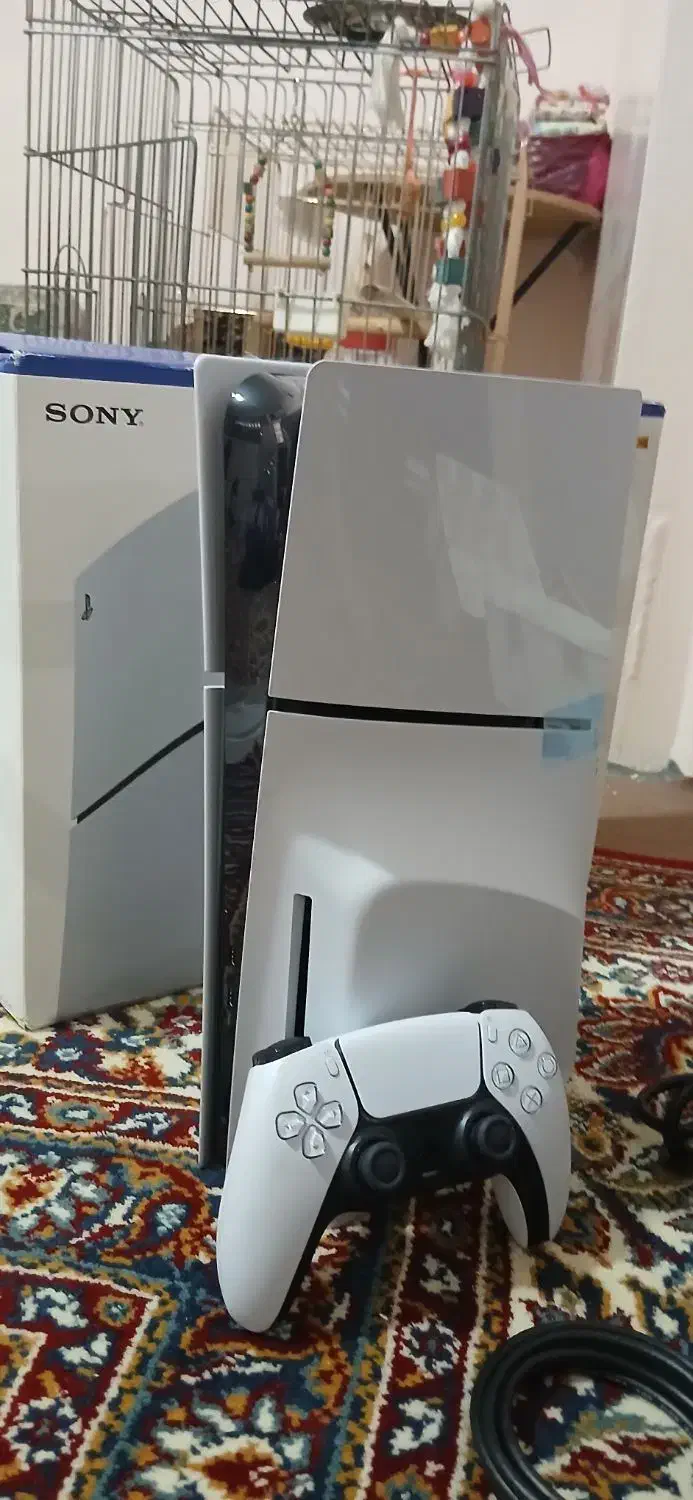 پی اس ۵ نو تک دسته دیسک خور  اسلیم|کنسول، بازی ویدئویی و آنلاین|کرج, مصباح|دیوار