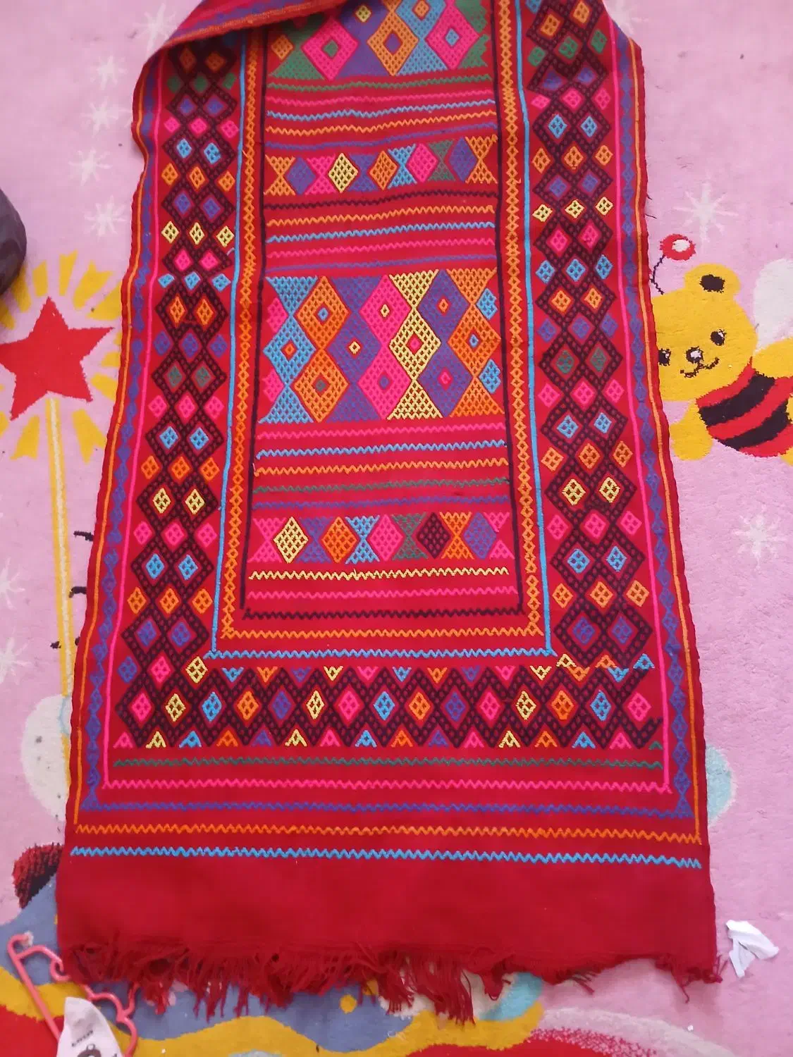 گلیم سفره سنتی|گلیم، جاجیم، گبه|زاهدان, |دیوار