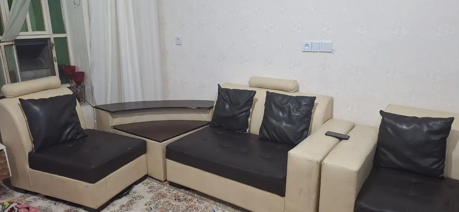 مبل چرم|مبلمان خانگی و میز عسلی|داراب, |دیوار