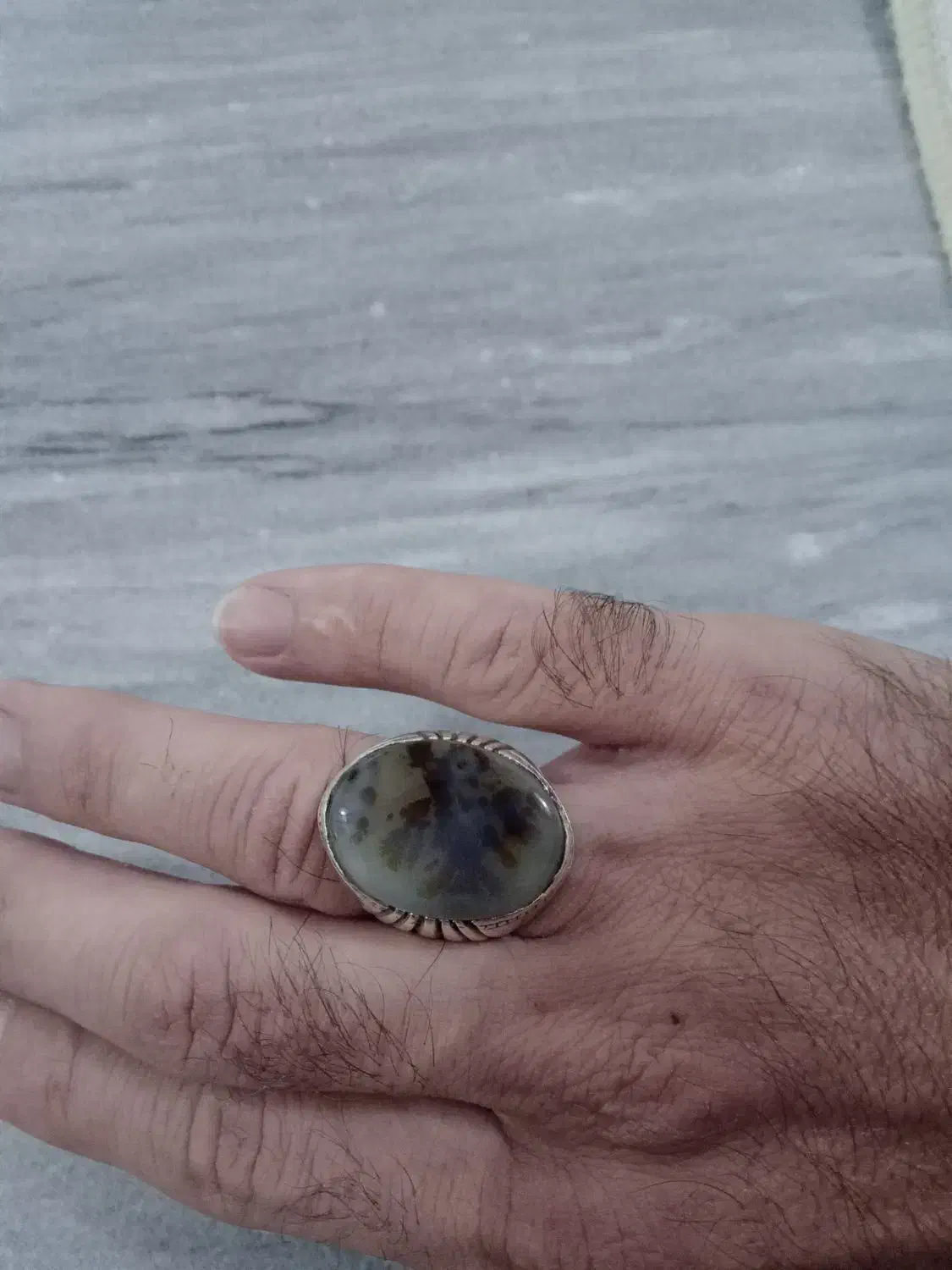 انگشتر نقره|جواهرات|گیلان غرب, |دیوار