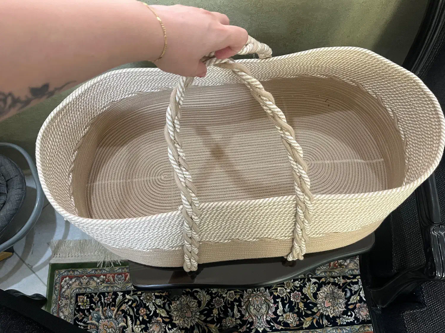 کریر مکرومه بافی نوزاد|اسباب و اثاث بچه|تهران, تاکسیرانی|دیوار