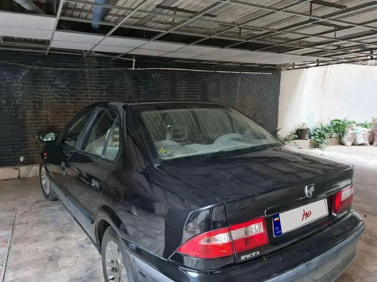 سمند ۹۳ مشکی متالیک|خودرو سواری و وانت|شاهرود, |دیوار