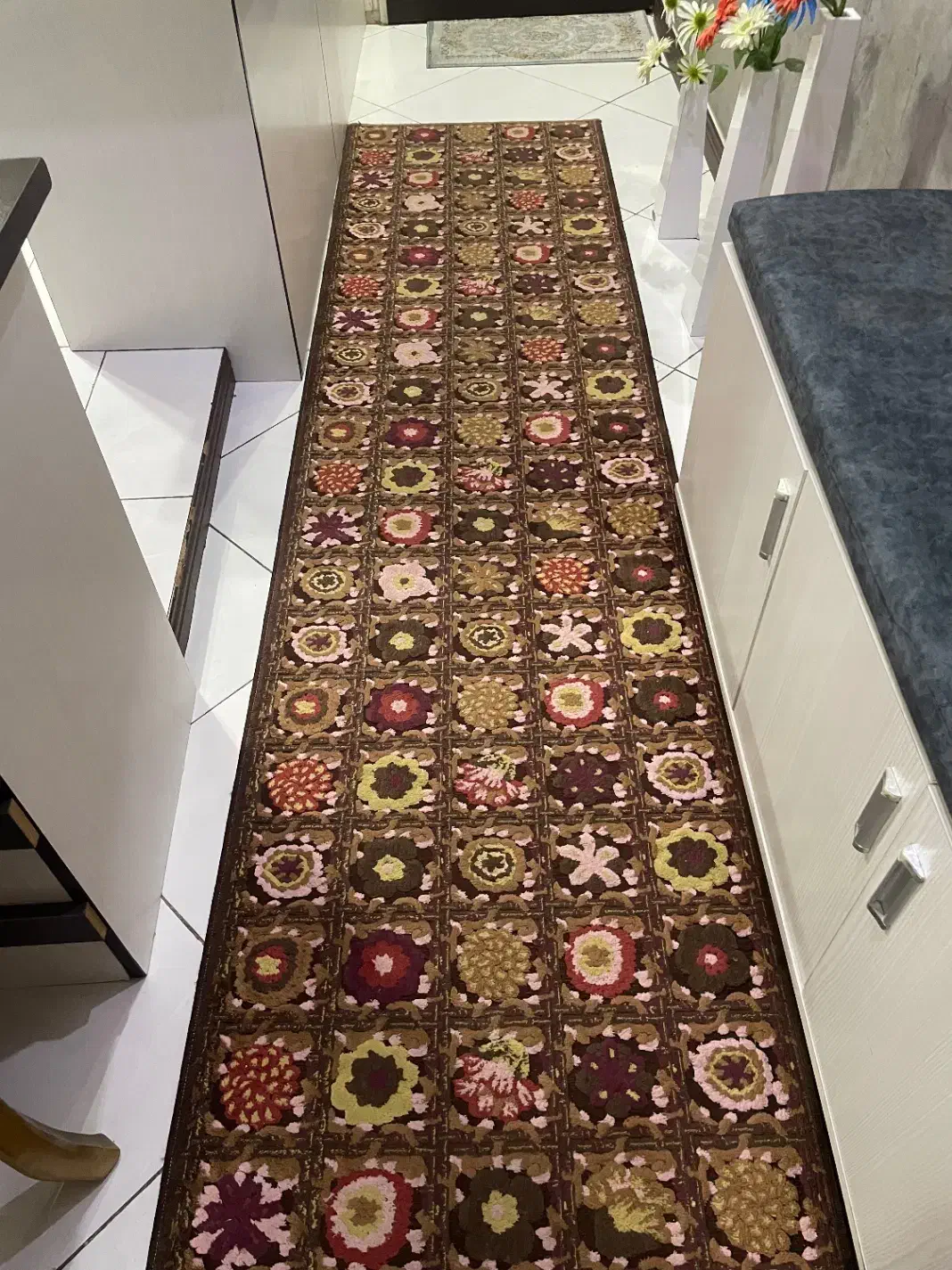 فرش راهرو|فرش|تهران, امام زاده حسن|دیوار
