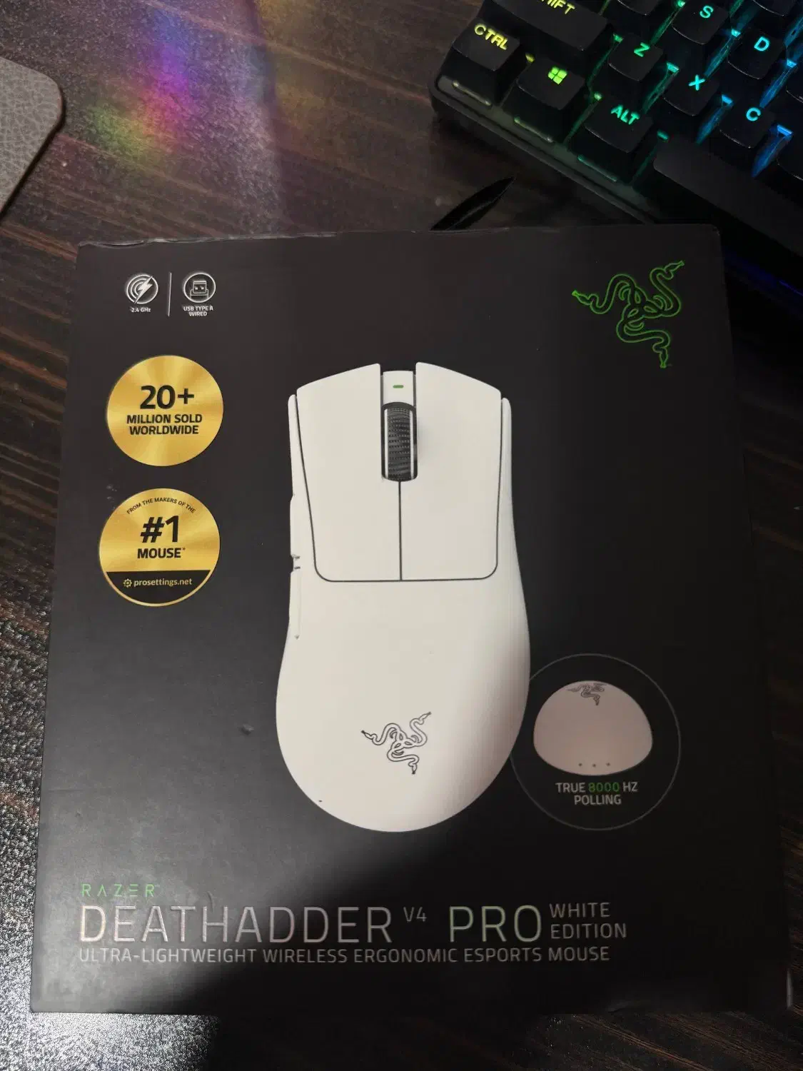 ماوس ریزر death adder v4 pro سفید|قطعات و لوازم جانبی رایانه|مشهد, کوثر|دیوار