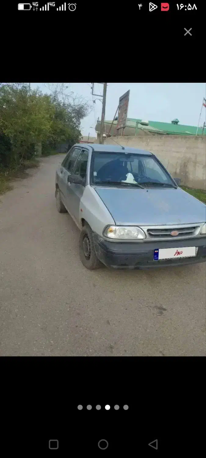 پراید مدل ۸۶دوگانه شرکتی با۹سال تاریخ مخزن گاز|خودرو سواری و وانت|رشت, لاکان|دیوار