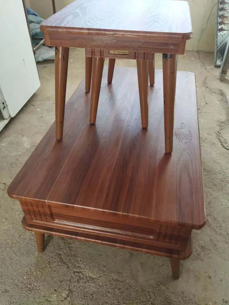 میز و دو جلو مبلی|مبلمان خانگی و میز عسلی|چادگان, |دیوار