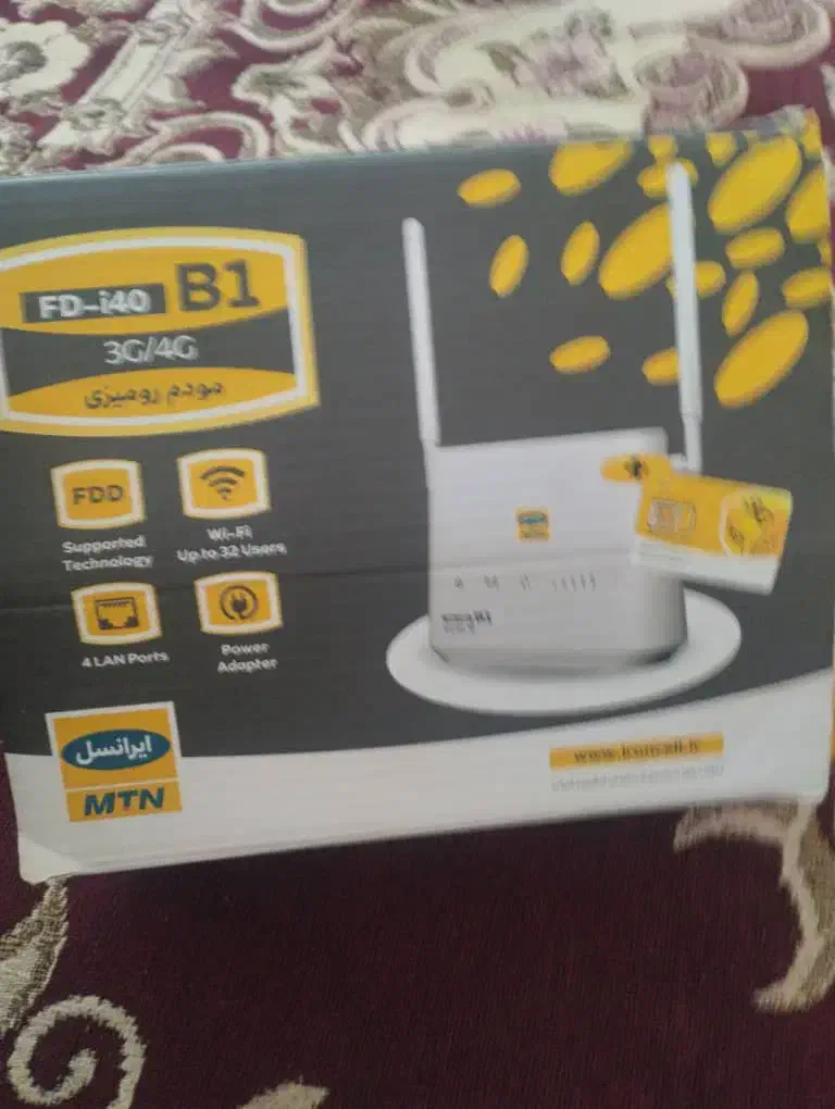 مودم وای فای ایرانسل|مودم و تجهیزات شبکه|اهواز, کوی مندلی(سه راه خرمشهر)|دیوار