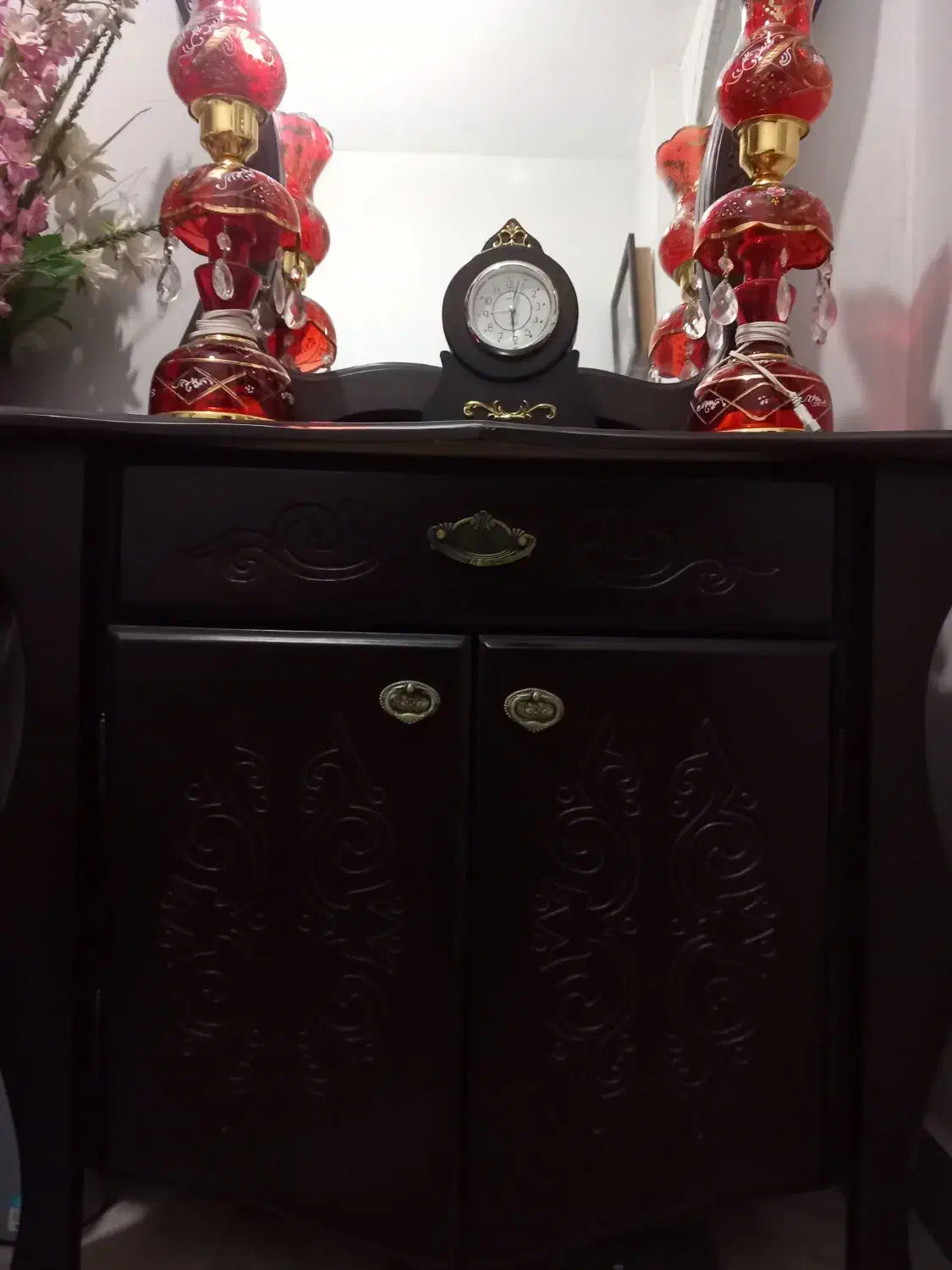 آئینه و شمعدان و کنسول|بوفه، ویترین، کنسول|اسدآباد, |دیوار