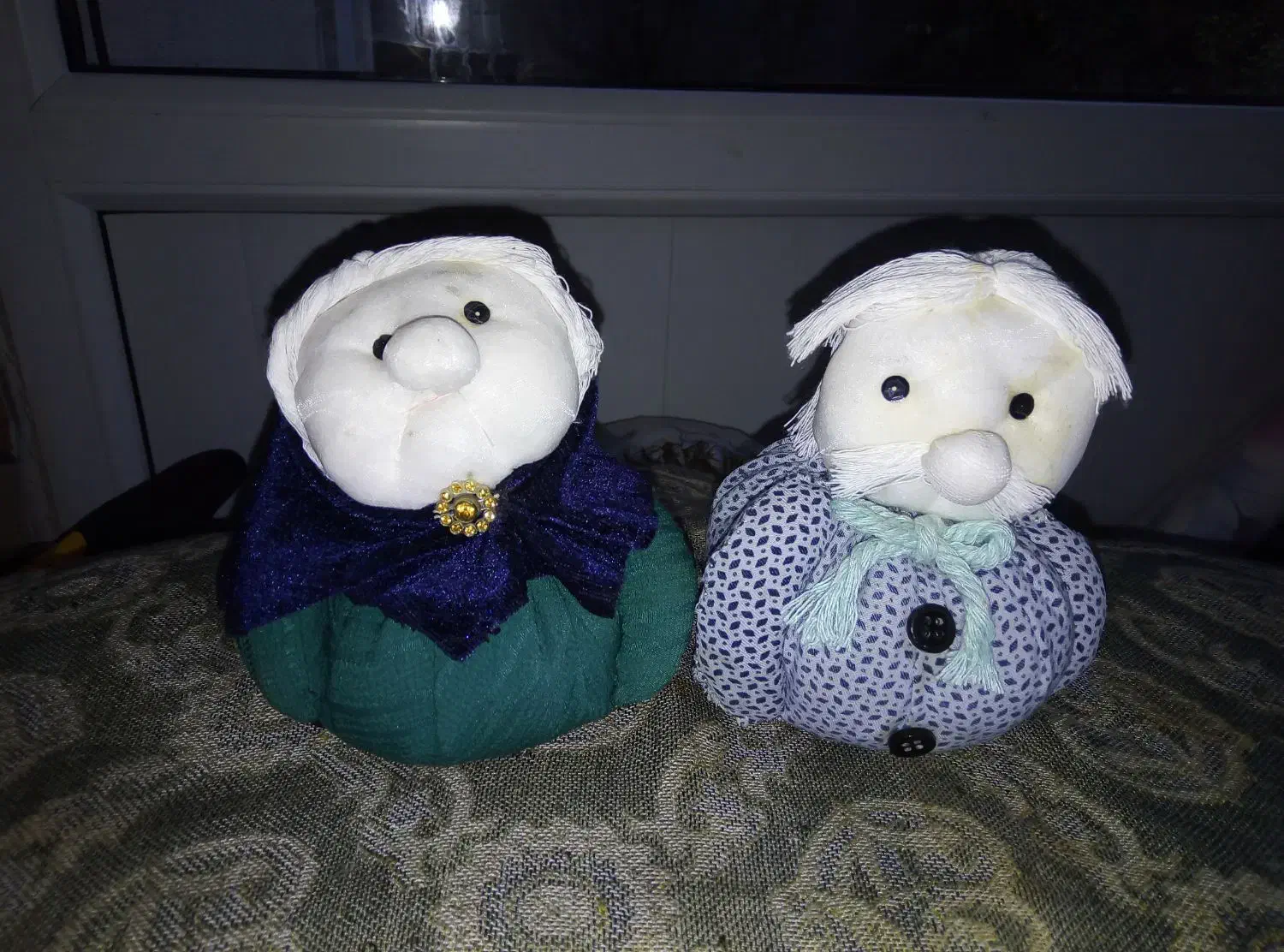 عروسک ننه سرما وآقا جون برای شب یلدا|صنایع دستی و سایر لوازم تزئینی|لاهیجان, آهندان|دیوار