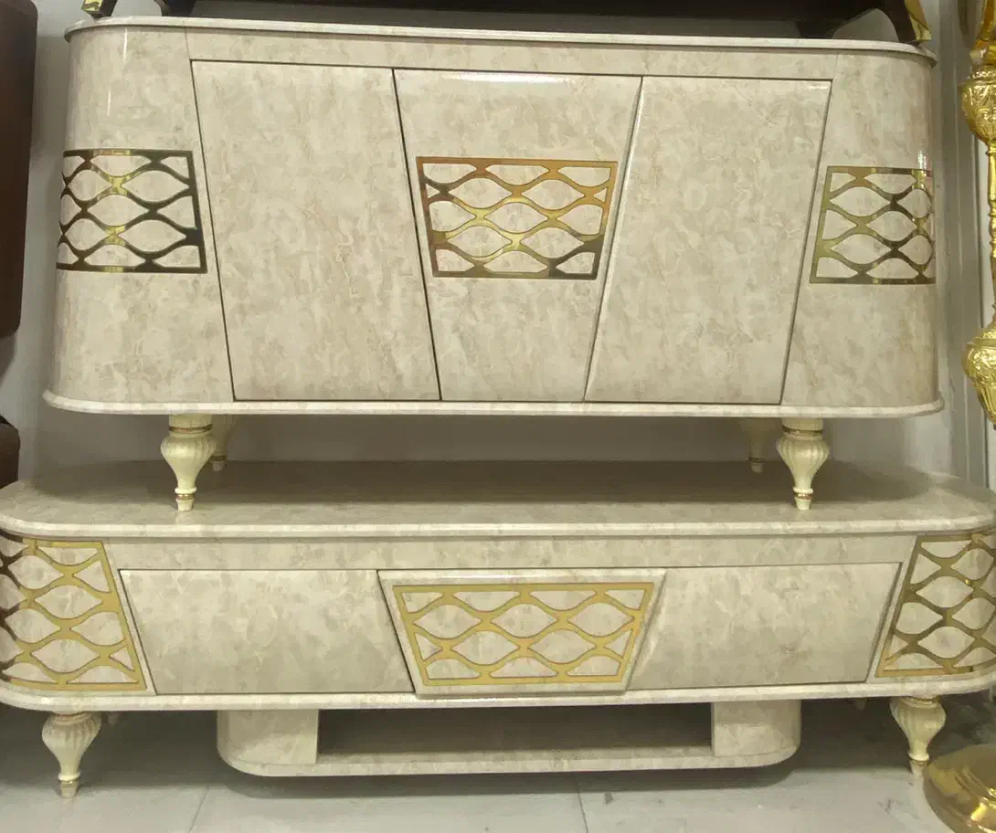 ست میز تلوزیون و آینه کنسول|بوفه، ویترین، کنسول|اهواز, کمپلو جنوبی|دیوار