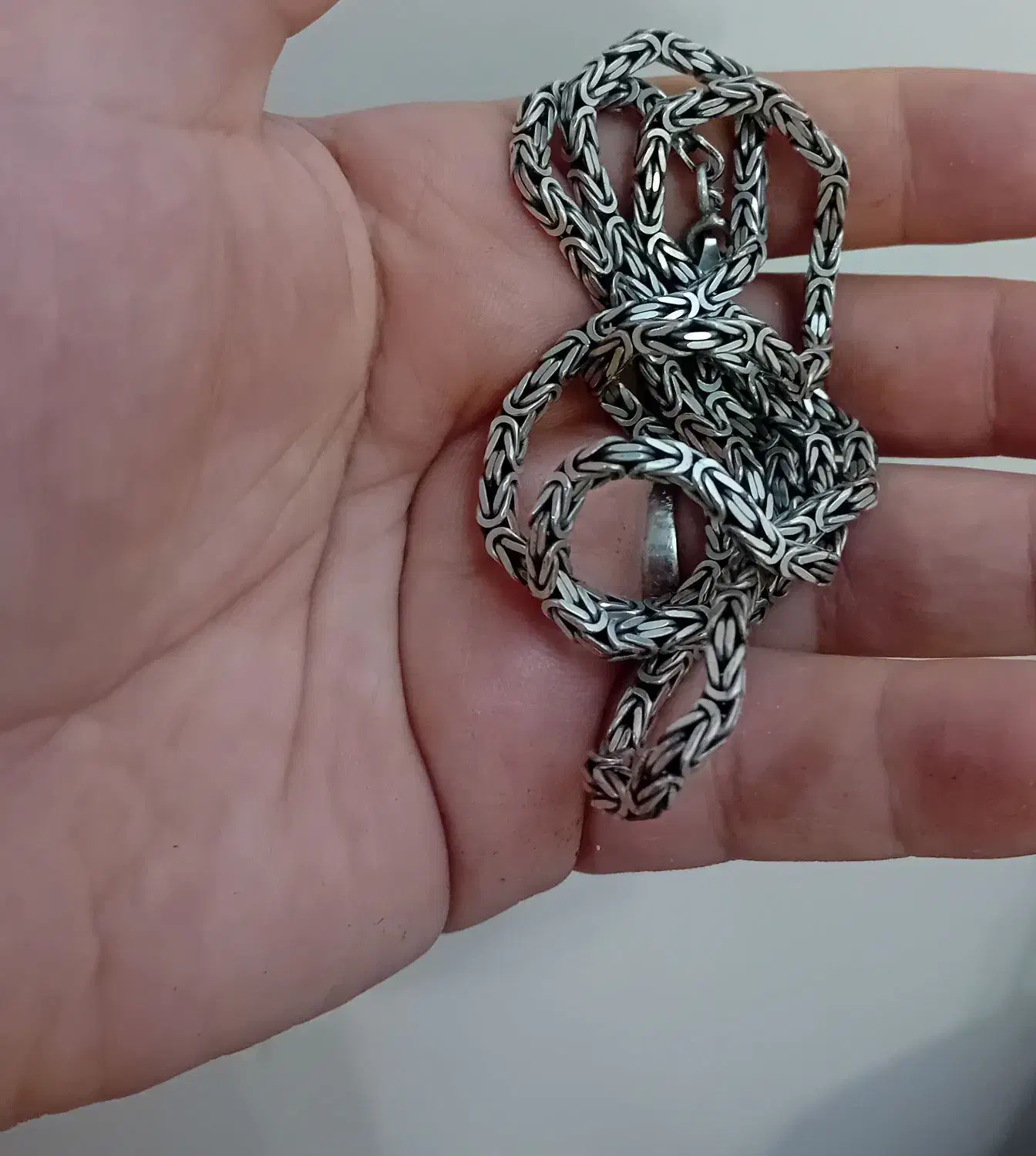 زنجیر نقره کارال|جواهرات|شاهدشهر, |دیوار