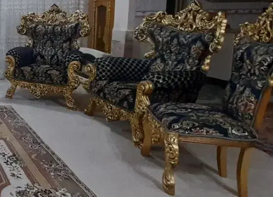 مبل سلطنتی|مبلمان خانگی و میز عسلی|دزفول, |دیوار