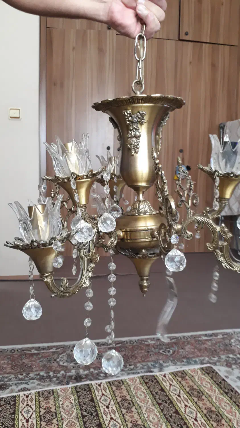 لوستر ۳ شاخه|لوستر و چراغ آویز|پرند, فاز ۲|دیوار