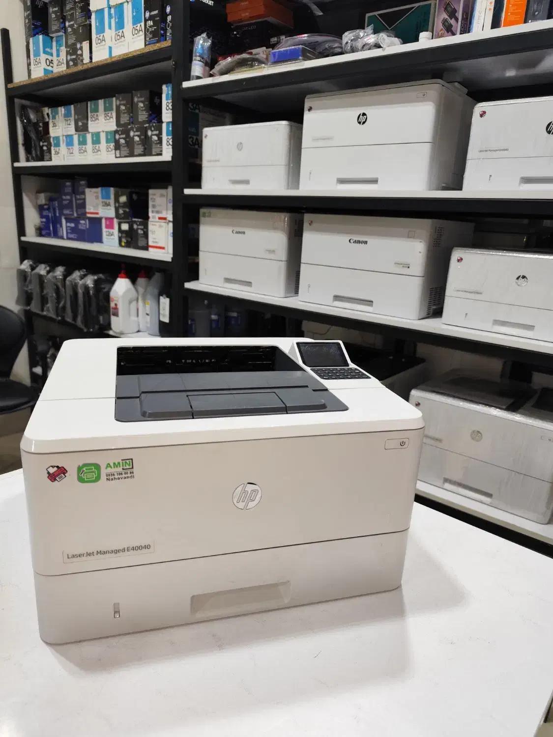 پرینتر اچ پی ۴۰۴ dn|پرینتر، اسکنر، کپی، فکس|مشهد, جاهد شهر|دیوار