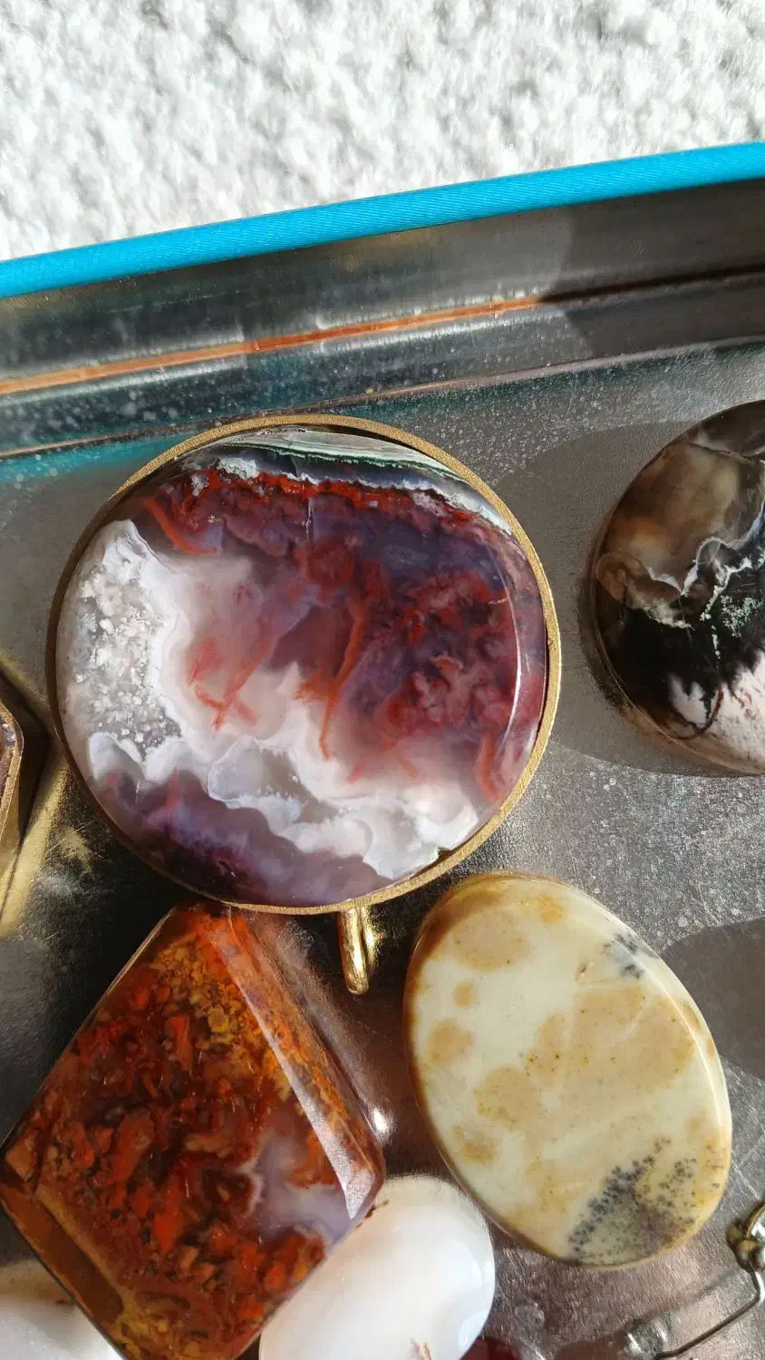 سنگ عقیق شجر و ....|جواهرات|ملکشاهی, |دیوار