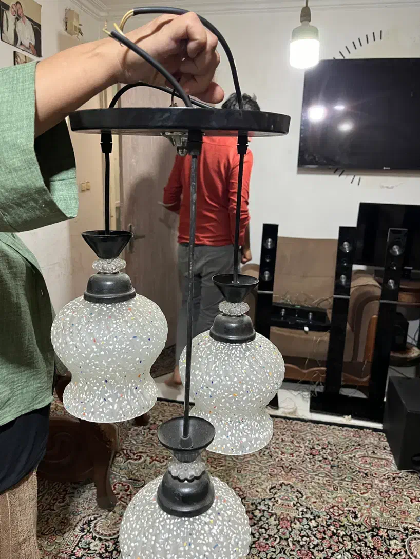 لوستر|لوستر و چراغ آویز|کرمان, |دیوار