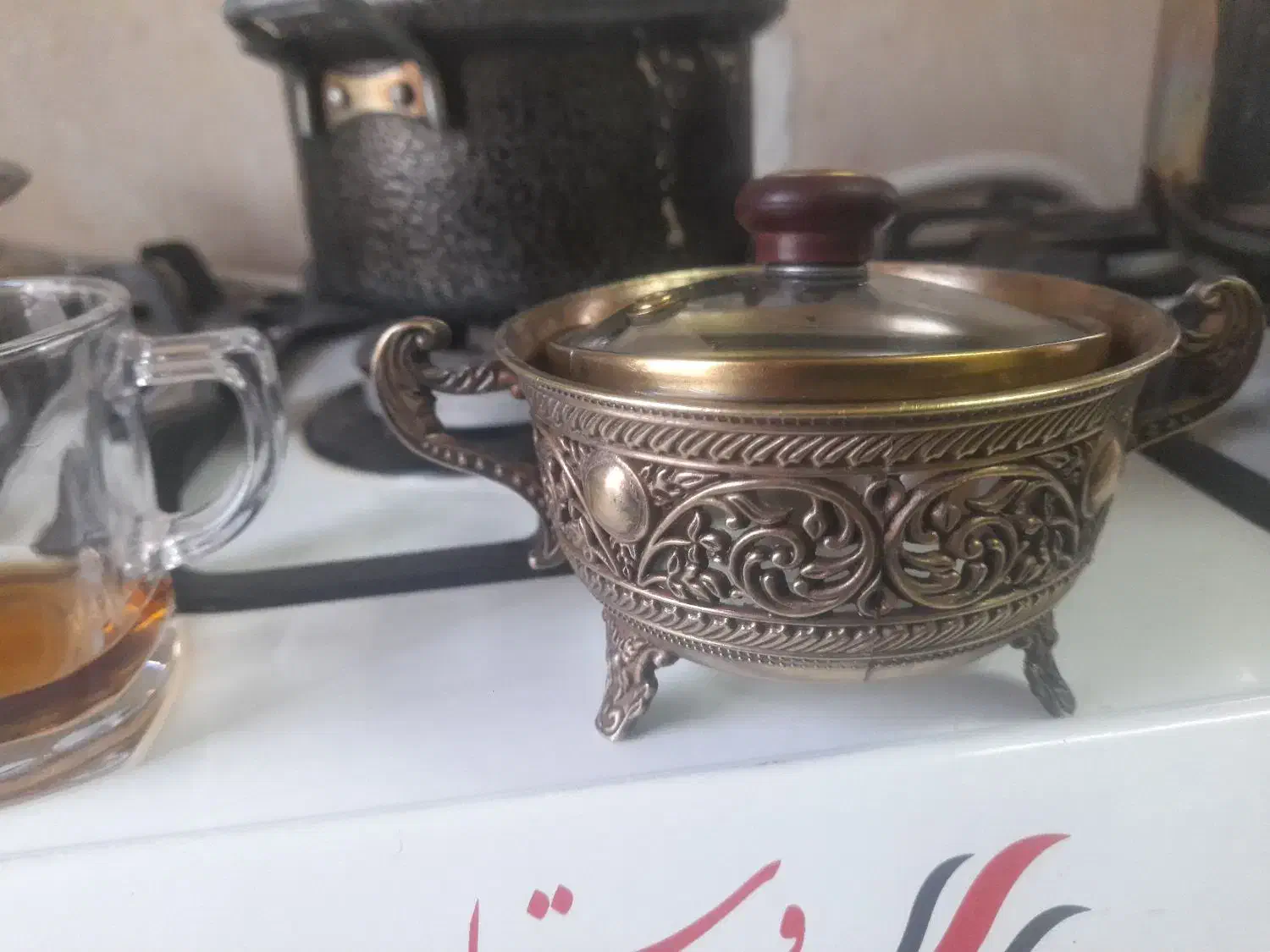 قندا قدیمی نقره خیلی سال|جواهرات|گرمدره, |دیوار