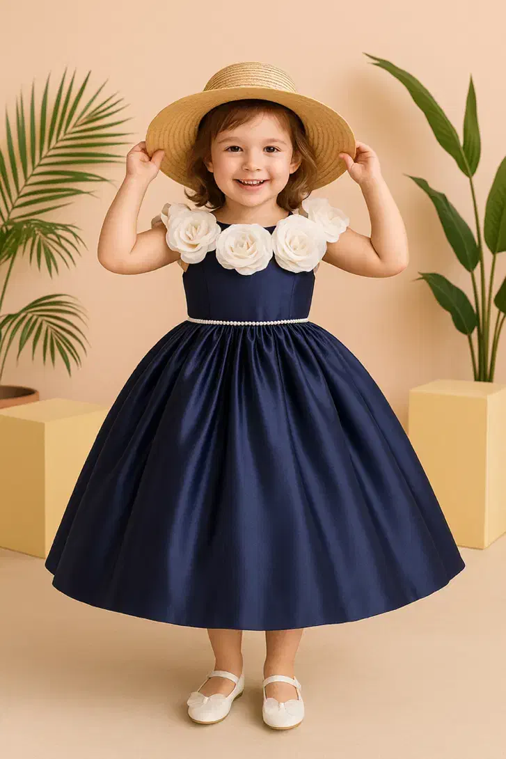 اجاره پیراهن سرشانه گلدار|کفش و لباس بچه|قم, بلوار امین و ساحلی|دیوار