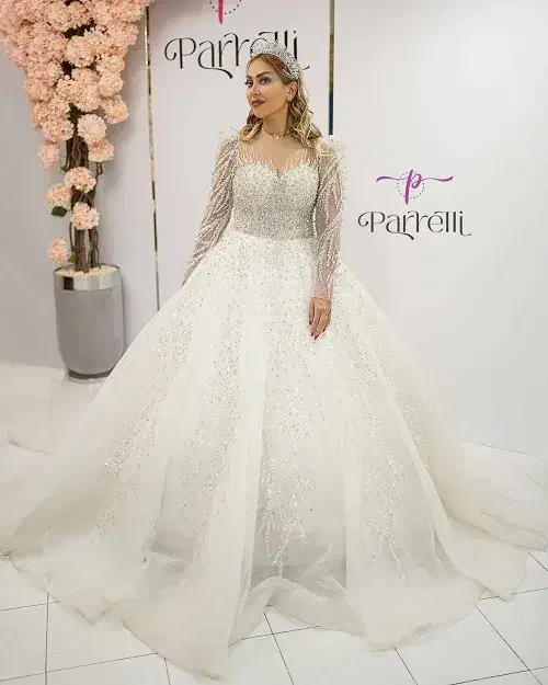 لباس عروس همراه با تور|لباس|نیشابور, کوی یغما|دیوار