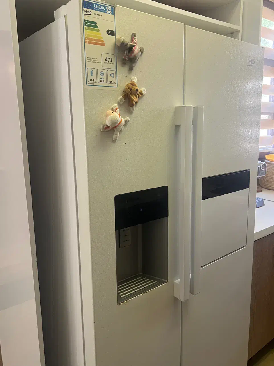 یخچال ساید بای ساید بکو کشور ترکیه|یخچال و فریزر|کیش, |دیوار