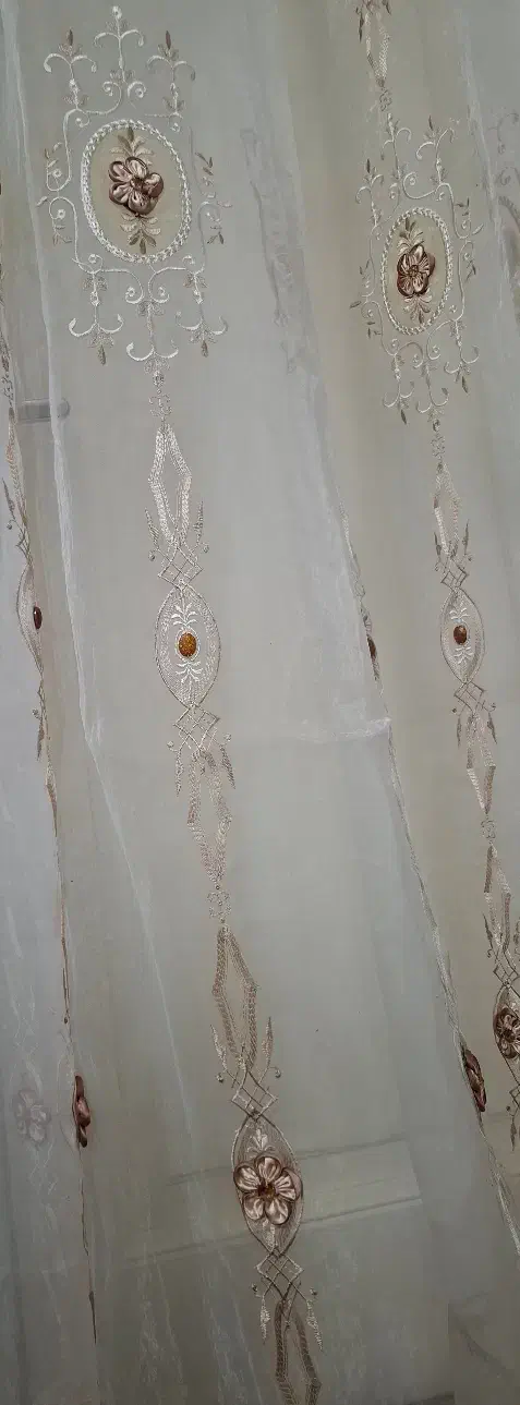 پرده حریر شیشه ایی|پرده، رانر، رومیزی|اشتهارد, |دیوار